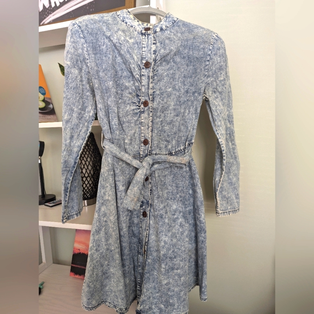 Acid Washed Denim dress